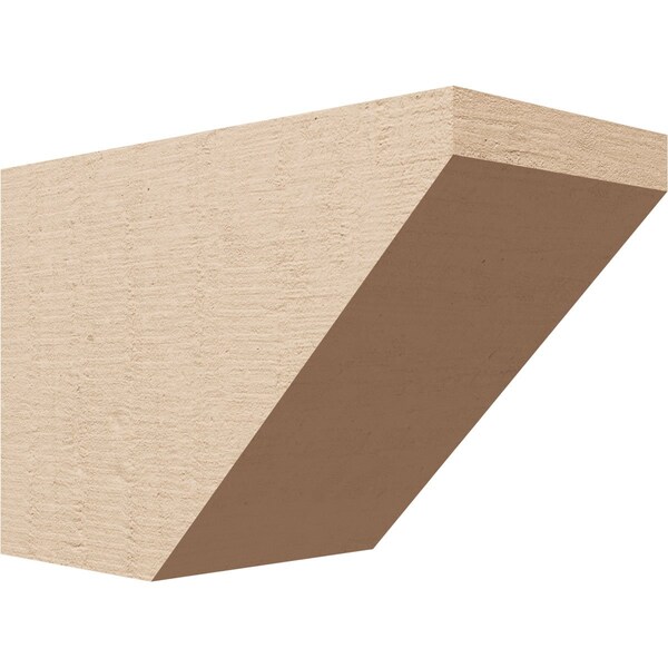 Ekena Millwork 6in. W x 8in. H x 12in. L Concord Woodgrain TimberThane Rafter Tail, Primed Tan RFTUR06X08X12CONRCPR - main